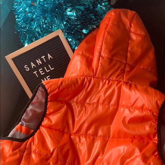 Bright orange statement piece vest - Picture 2 of 2